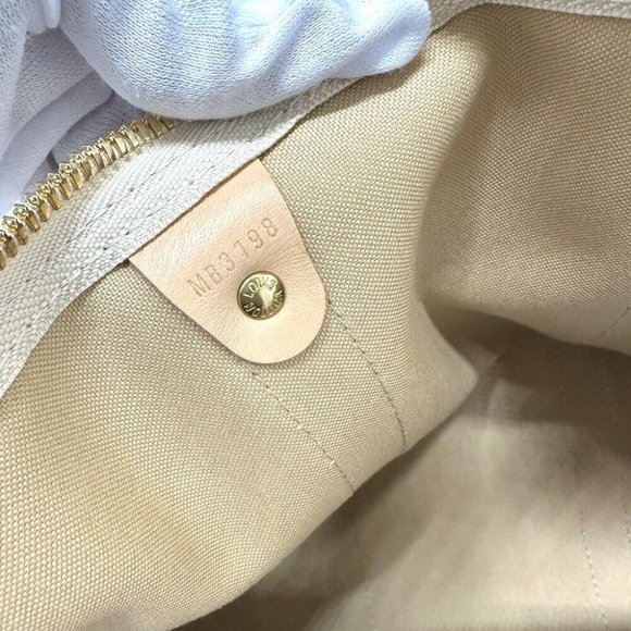 LOUIS VUITTON Damier Azur KeepallBandouliere 45 Duffle Bag Unused - Picture 13 of 16